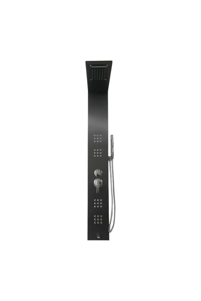 Sam Banyo Sam hazar Siyah Anti Finger Duş paneli, Masajlı Duş - 3