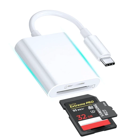 Type-C - SD/TF Kamera Adaptörü