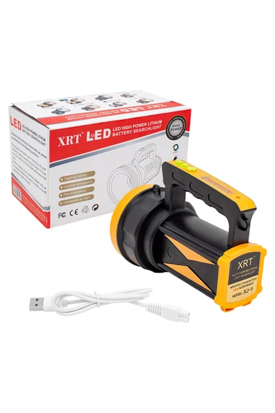Ceturn Global POWERMASTER XJ-1 ŞARJLI LEDLİ 3 KADEMELİ EL FENERİ - 3