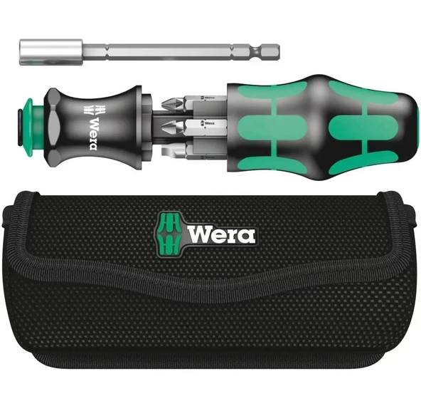 WERA KRAFTFORM KOMPAKT KK 28 SCREWDRİVER WİTH HOLDER ADAPTOR 073240