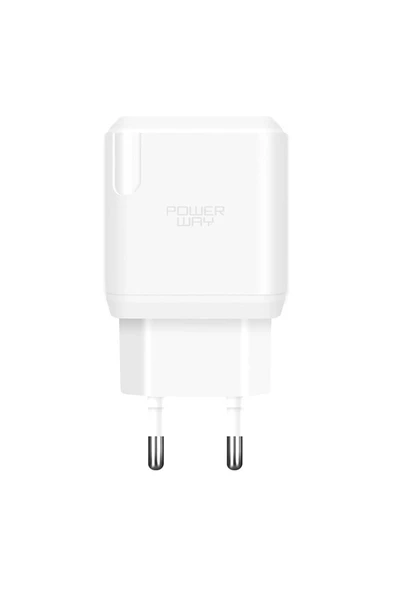 Powermaster POWERWAY QC3 HIZLI 3000 MA 18W TÜM TELEFONLARA UYUMLU USB 3.0 ŞARJ KAFA SADE BAŞLIK ADAPTÖRÜ - 2