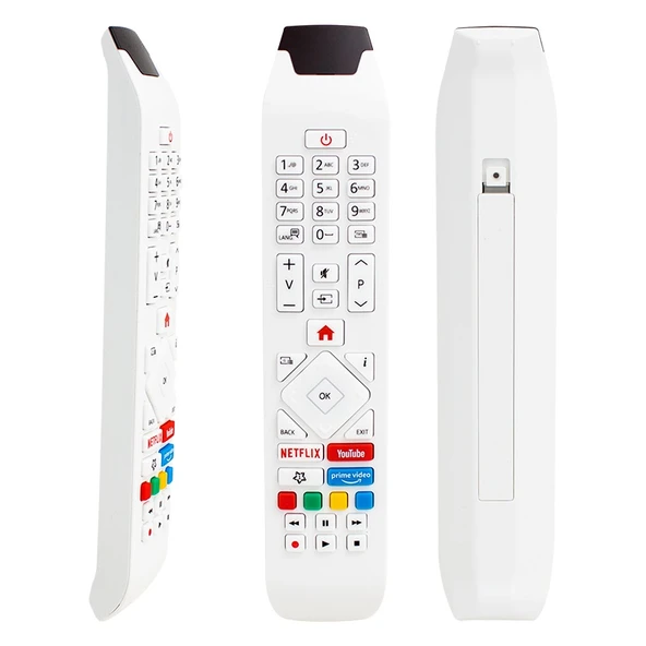 VESTEL RCA343140P YOUTUBE-NETFLIX-PRIME VIDEO TUŞLU BEYAZ LCD LED TV KUMANDA - Resim 2
