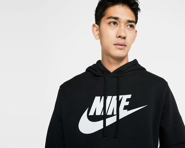 Nike Club Hoodie BV2973-010 Erkek Sweatshirt - 4