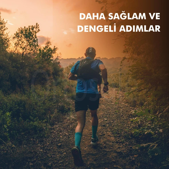 OS203 | Ark ve Jel Destekli Spor Tabanlığı, Çift Taraflı Kemer, Performans Ortopedik İç Tabanık - 4