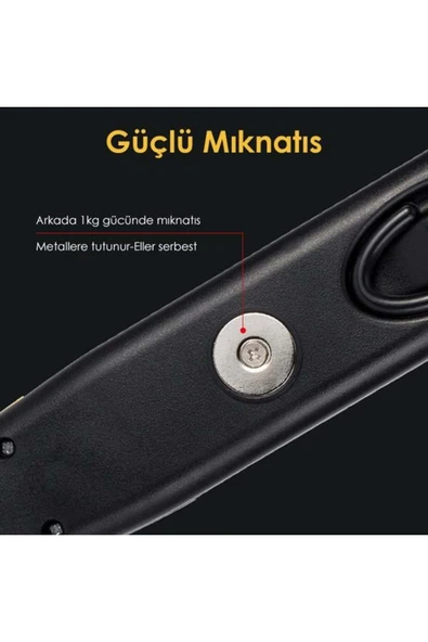 hayalimsah POWERMASTER PM-14905 220 VOLT 7 METRE KABLOLU 100 LEDLİ SEYYAR ÇALIŞMA LAMBASI - 3