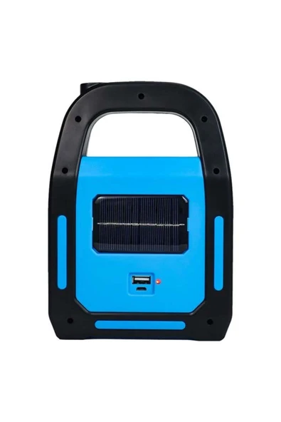 hayalimsah POWERMASTER HB-9707A-2 3 KADEMELİ USB ÇIKIŞLI ŞARJ EDİLEBİLİR SOLAR LAMBA - 2