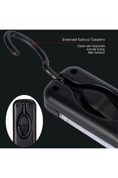 Powermaster Pm-14905 220 Volt 7 Metre Kablolu 100 Ledli Seyyar Çalişma Lambasi - 2