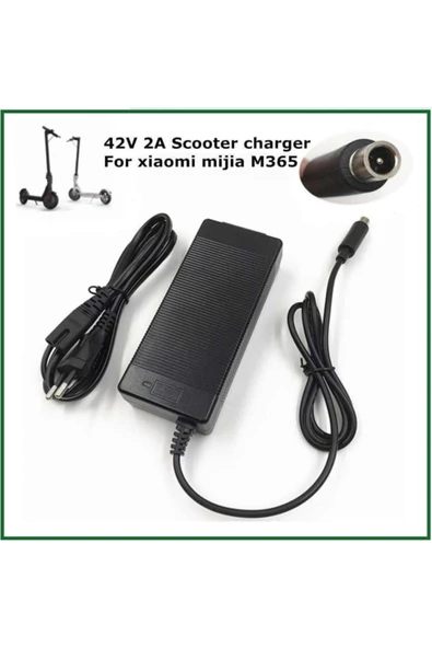 SudoCheap 42v 2a Scooter Xiaomi Charger Şarj Adaptörü Kablo Batarya - 2