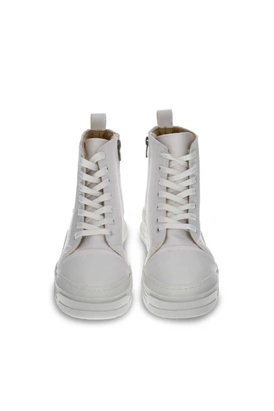 Kadın Bağcıklı Günlük Spor Fermuarlı Rahat Taban Kısa Yuvarlak Burun Bot - Resim 7