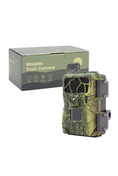 DİMA OFFİCİAL Kh-661 20mp 1080p 22 Led Pır Sensörlü Mini Fotokapan Kamuflaj Kamera - 3