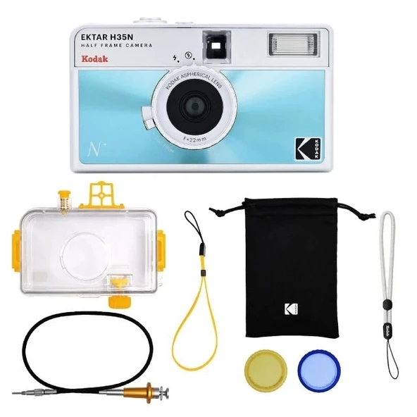 KODAK EKTAR H35N Yarı Çerçeveli Fotoğraf Makinesi - Premium Kit - 7
