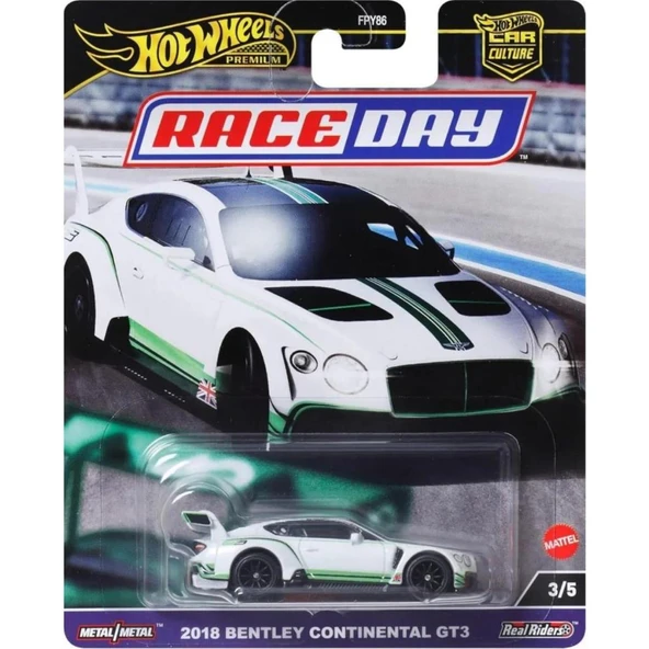 Hot Wheels Premium Race Day 2018 Bentley Continental GT3 FPY86 HRV93 ürün görseli 1