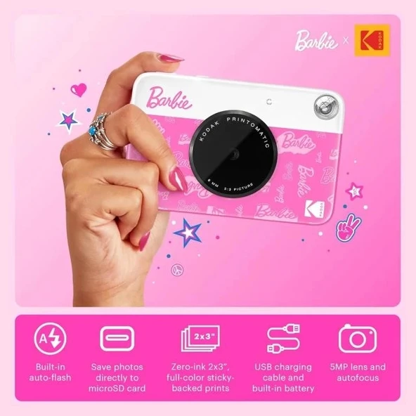 KODAK Printomatic Tam Renkli Anında Baskı Dijital Fotoğraf Makinesi - 3