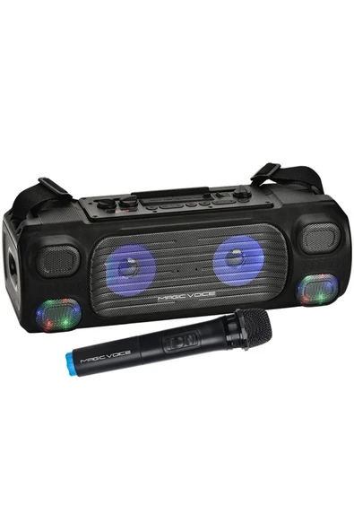 Go İthalat MAGICVOICE MV-7001 VHF EL MİK USB/SD/BT/UK 40 WATT IŞIKLI TAŞINABİLİR ŞARJLI  SEYYAR ANFİ (4738) - 2