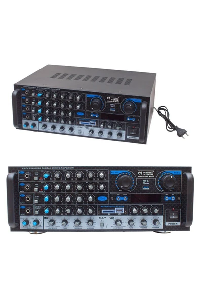 Kapamarka MAGICVOICE MV-550 2X100 WATT USB/SD/UK BALANS BT/FM 4 MİK. GİRİŞLİ 4 HOP. ÇIKIŞLI STREO TRAFOSUZ MI - 2