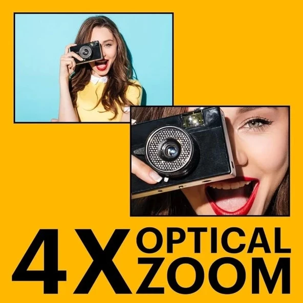 KODAK PIXPRO FZ45-BK 16MP Dijital Fotoğraf Makinesi Beyaz