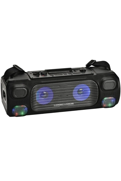 Go İthalat MAGICVOICE MV-7001 VHF EL MİK USB/SD/BT/UK 40 WATT IŞIKLI TAŞINABİLİR ŞARJLI  SEYYAR ANFİ (4738) - 3