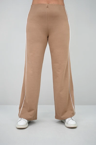 Kadın Büyük Beden Şeritli Tayt Pantolon 6321-25 - 11