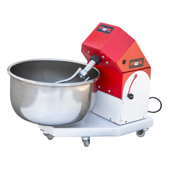 35 Kg  Hamur Yoğurma Makinesi Paslanmaz Devrilir Çıkar Kazan 0,55 Kw 25 Kg Un 35 Kg Hamur - Resim 4