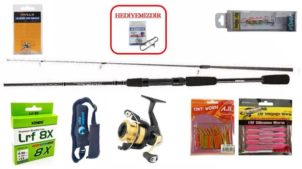 Okuma Wave Power 213 cm 0-8 gr & Daiwa RS 500 LRF Seti