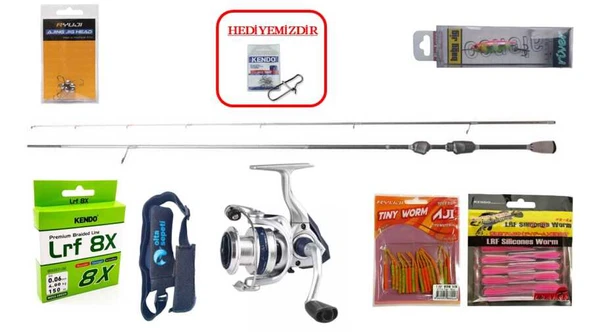 Ryuji Matrix Fuji 228cm 0.8-6g & Okuma Aria 1000A LRF Seti