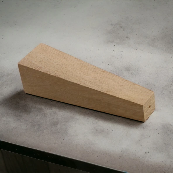 Ahşap Ayak 20 cm Kare Bağlantı Aparatı Dahil Mobilya Koltuk Kanepe Sehpa Masa Ayağı Ayakları Boyasız - 5