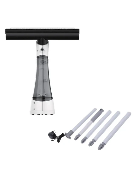 Vakumlu 140ML Su Tanklı 4 LED Işıklı Şarjlı Pencere Temizleme Cihazı - 4