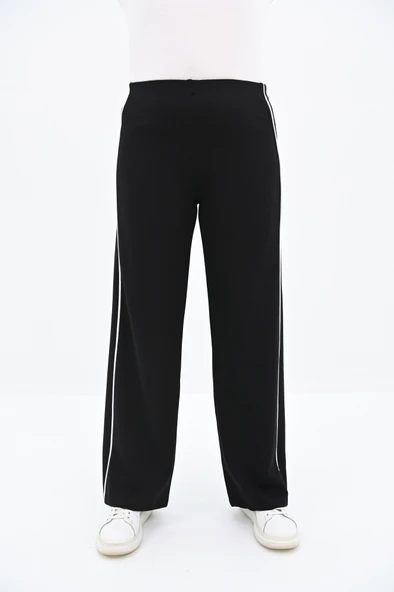 Kadın Büyük Beden Şeritli Tayt Pantolon 6321-25 - 3