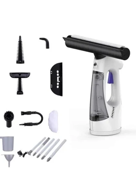 Vakumlu 140ML Su Tanklı 4 LED Işıklı Şarjlı Pencere Temizleme Cihazı - 3