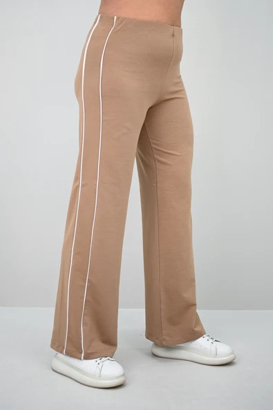 Kadın Büyük Beden Şeritli Tayt Pantolon 6321-25 - 12