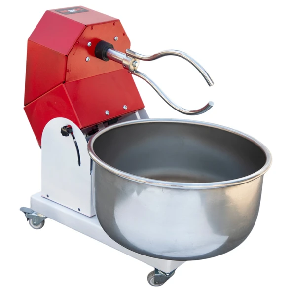 35 Kg  Hamur Yoğurma Makinesi Paslanmaz Devrilir Çıkar Kazan 0,55 Kw 25 Kg Un 35 Kg Hamur - Resim 2