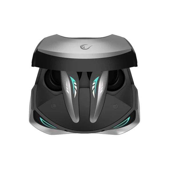 Rampage Clutch T01 Siyah/Gümüş 4 Mikrofonlu ENC+ANC Oyuncu Bluetooth V5.3 TWS Gerçek Kablosuz Kulakl - 4