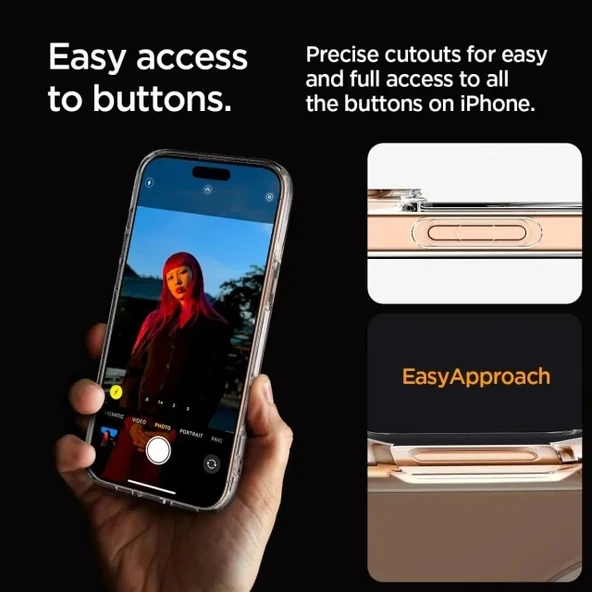 Spigen Manyetik Ultra Hybrid MagFit iPhone 15 Pro Max Kılıf - 8