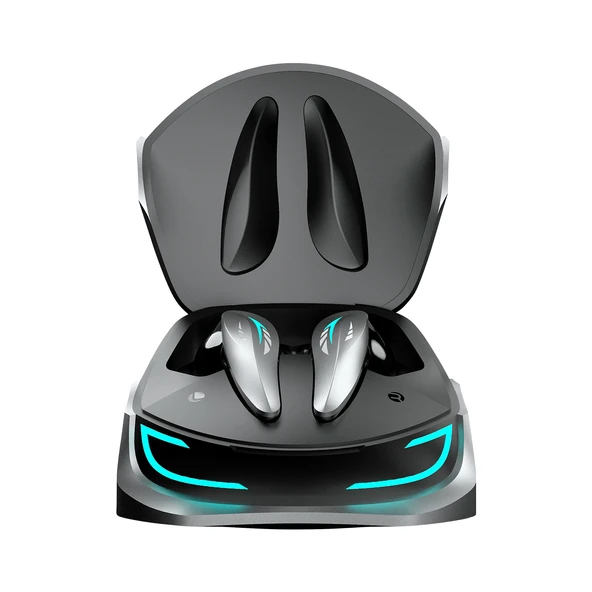 Rampage Clutch T01 Siyah/Gümüş 4 Mikrofonlu ENC+ANC Oyuncu Bluetooth V5.3 TWS Gerçek Kablosuz Kulakl - 3