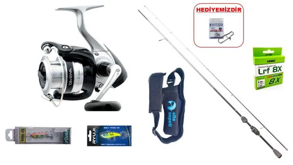 Ryuji Matrix Fuji 198 cm 0.8-6 gr & Daiwa Strikeforce 2000B LRF Seti