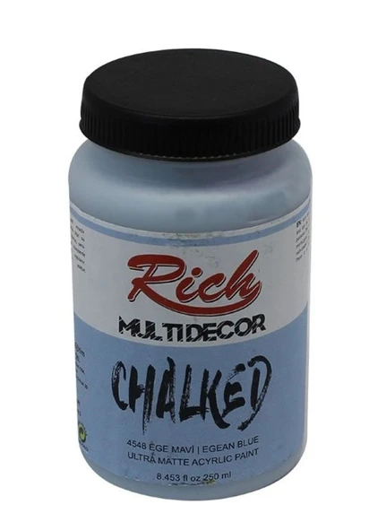 Rich Multi Decor Chalked Boya 250 ml Ege Mavi 4548 ürün görseli 1