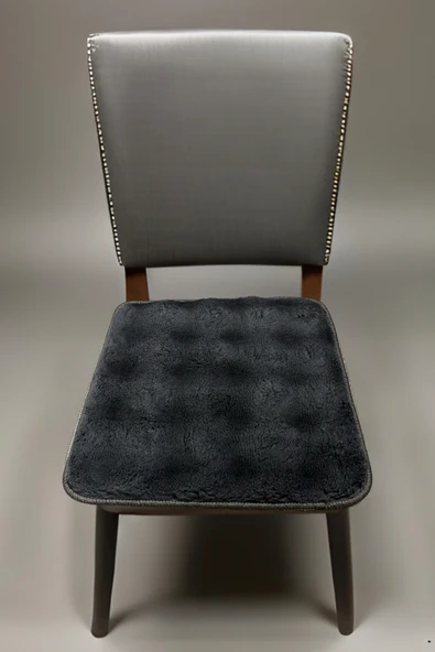 My Evilla Bubble Kaymaz Sandalye Minderi 6'lı 40x40 Antrasit - 2