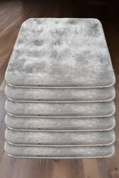 My Evilla Bubble Kaymaz Sandalye Minderi 6'lı 40x40 Gri - 3