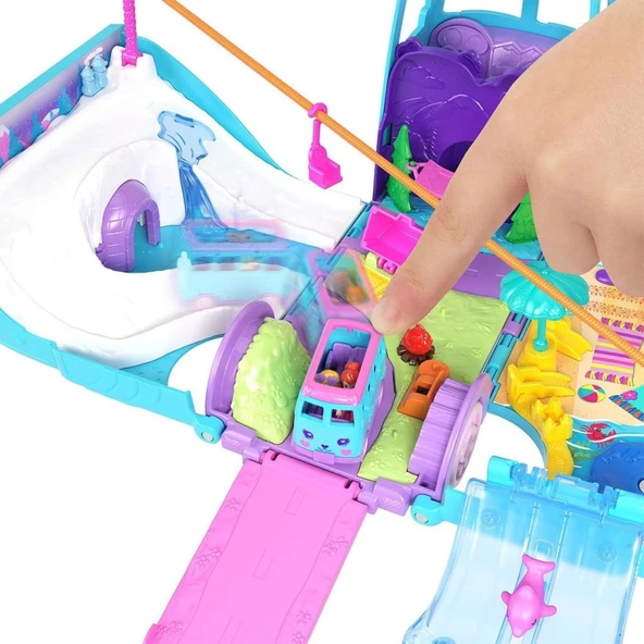 Polly Pocket Hayvancıkların Karavan Macerası JCC22 Lisanslı Ürün - Resim 3