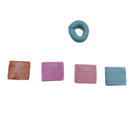 Mikro Hamur Silgi Pastel Renkler 1 Adet - 3