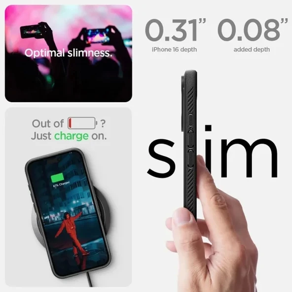 Spigen Rugged Armor MagFit iPhone 16 Plus Kılıf - 8