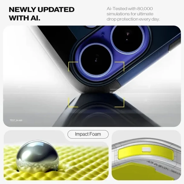 Spigen iphone 15 Pro Max Manyetik Tough Armor MagFit Kılıf - 6