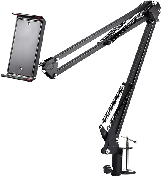 Anaway Shopping Masa Tablet Telefon Tutucu 6"- 11"  Esnek Uzun Kollu 360 Derece Dönebilen Hareketli Masa Tablet Telefon Tutacağı - 3