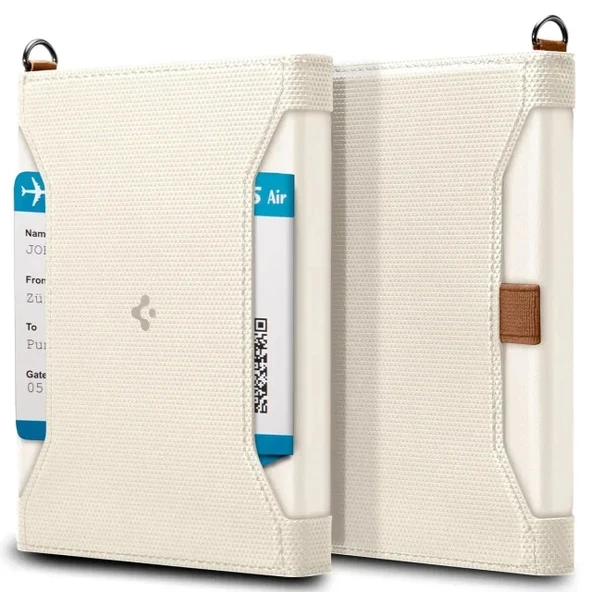 Spigen Life Pasaport Kartı Kapak Tutacağı Bej