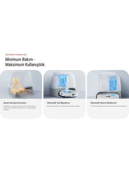 Roborock Qrevo Curv Çöp İstasyonlu Robot Süpürge - 3