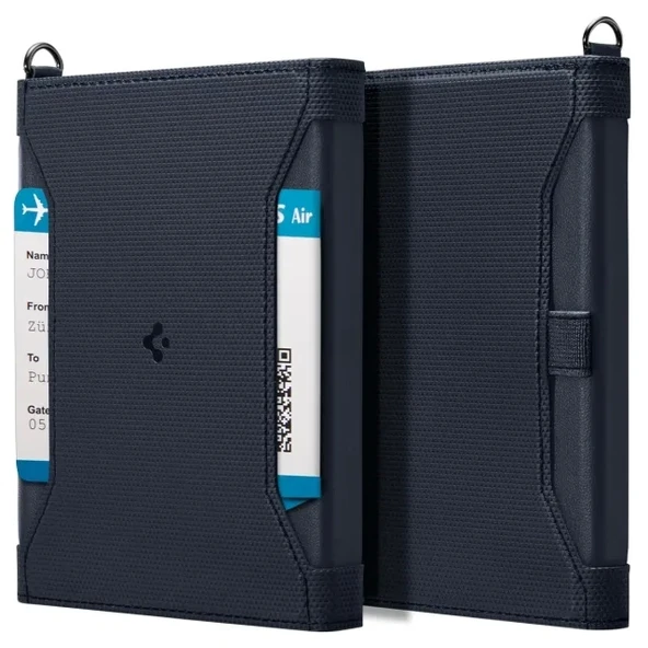 Spigen Life Pasaport Kartı Kapak Tutacağı Lacivert