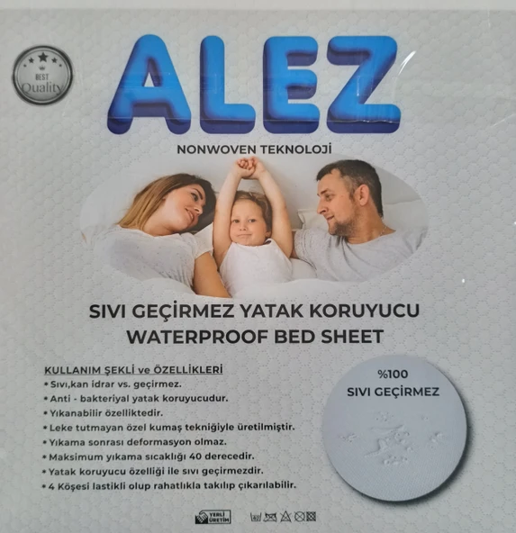 NONWOVEN YATAK KORUYUCU TEK KİŞİLİK ALEZ