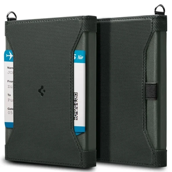 Spigen Life Pasaport Kartı Kapak Tutacağı Yeşil