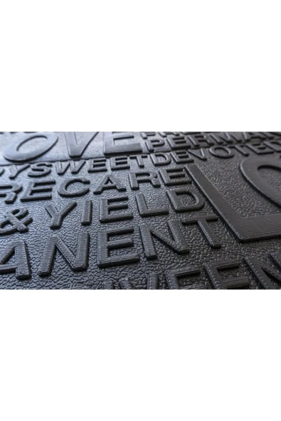 Renkli Duvarlar 70cm x 70cm 1 Adet  Yapışkanlı Kahve Köşesi Mutfak Kafe Model Sünger Duvar Paneli Kağıdı NW145 - 3