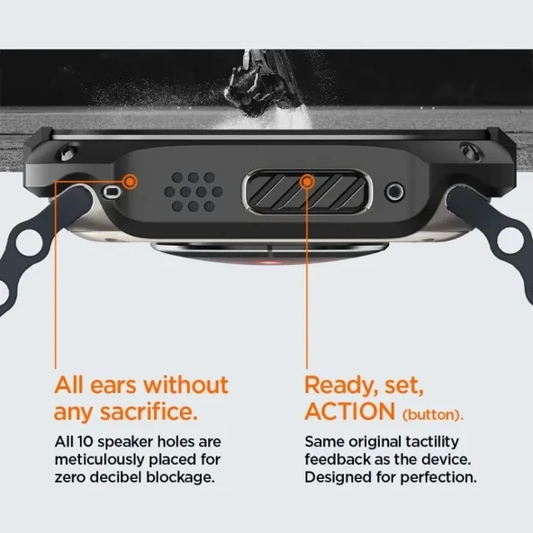 Spigen Tough Armor Tam Kapsama Apple Watch Cam Ekran Koruyucu - 9